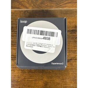 Loop Experience 2 High Fidelity Earplugs Silver Noise Reduction SNR 17dB NRR 12